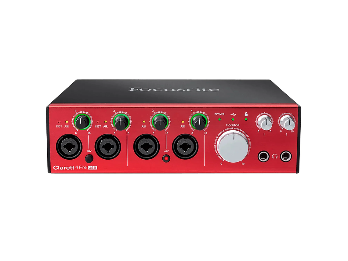 INTERFAZ FOCUSRITE AUDIO CLARETT 4PRE USB 1