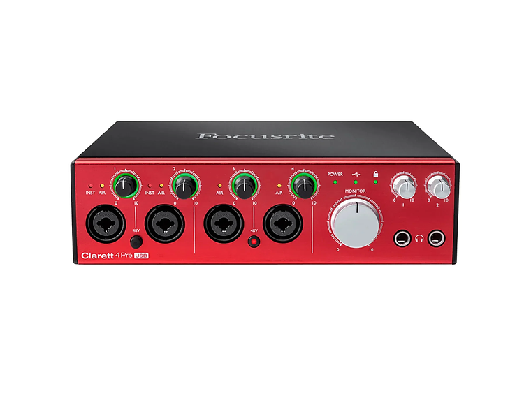 INTERFAZ FOCUSRITE AUDIO CLARETT 4PRE USB 1