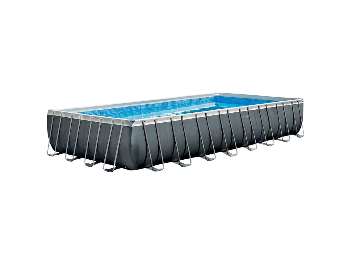 PISCINA ESTRUCTURAL INTEX ULTRA XTR FRAME SET 975X488X132 CM + BOMBA + ESCALERA + COBERTOR + BASE 1