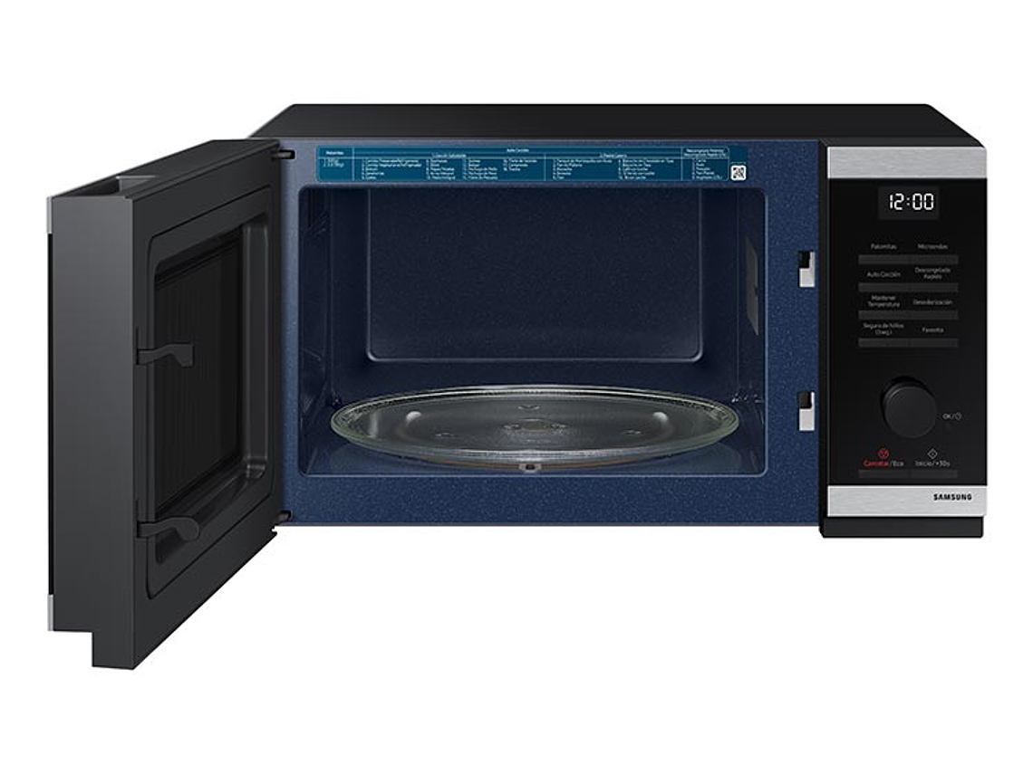 MICROONDAS SAMSUNG 23 L MS23DG4504ATZS QUICK DEFROST PLATO GIRATORIO 2