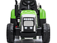 TRACTOR CON CARRO 12V VERDE - Miniatura 3