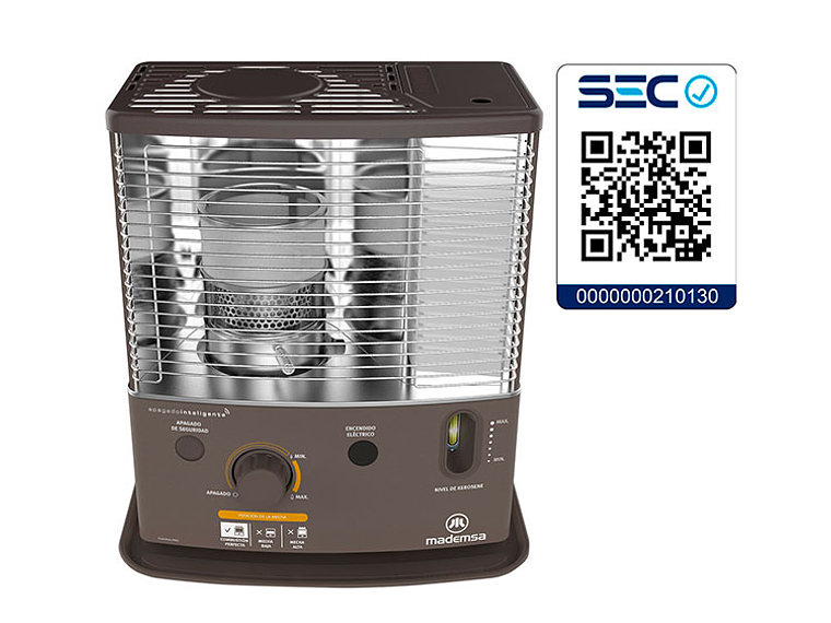 ESTUFA MADEMSA PARAFINA MECHA 4,2 LT FIAMMA PRO 6