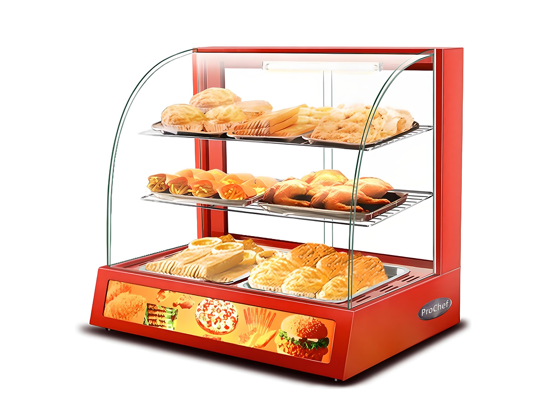 VITRINA PROCHEF 66 CM MANTENEDORA CALOR 2