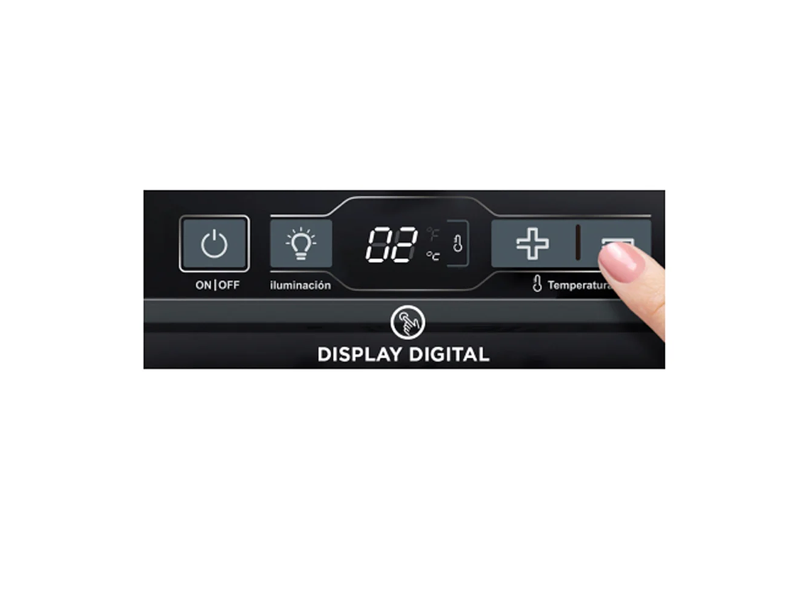 COOLER CERVECERO NEGRO 96 LT. HS-125WEN 6