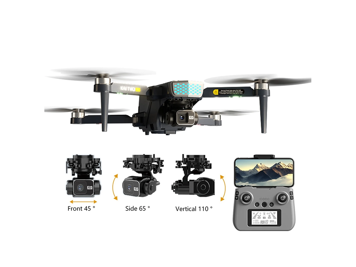 DRON GPS CÁMARA 4K WIFI 5G 1000M KAI TWO PRO 6