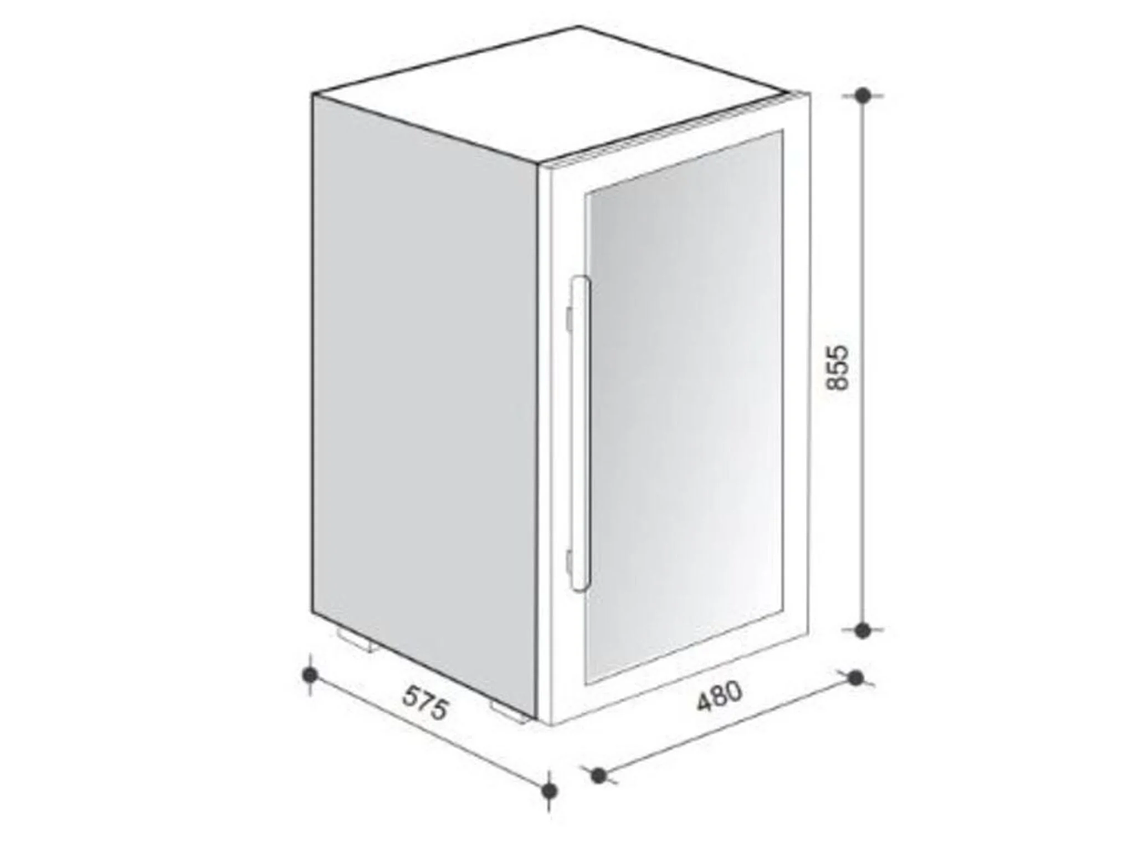 ENFRIADOR DE VINOS FDV BLACK - CAPACIDAD 56 BOTELLAS 4