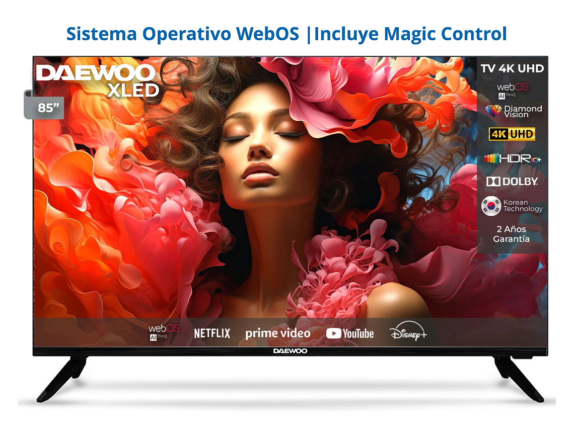 SMART TV DAEWOO LED 4K UHD 85
