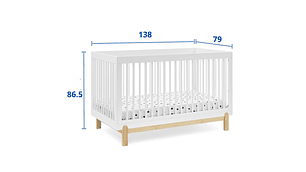CUNA CONVERTIBLE 4 EN 1 POPPY BLANCA DELTA CHILDREN