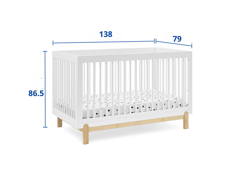 CUNA CONVERTIBLE 4 EN 1 POPPY BLANCA DELTA CHILDREN 2