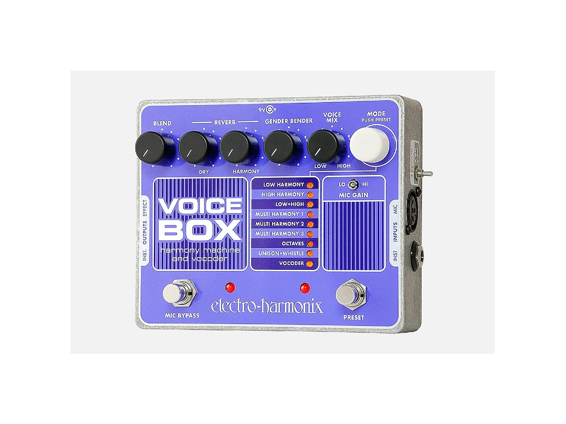 PEDAL ELECTRO HARMONIX ARMONIZADOR/VOCODER VOICE BOX 1
