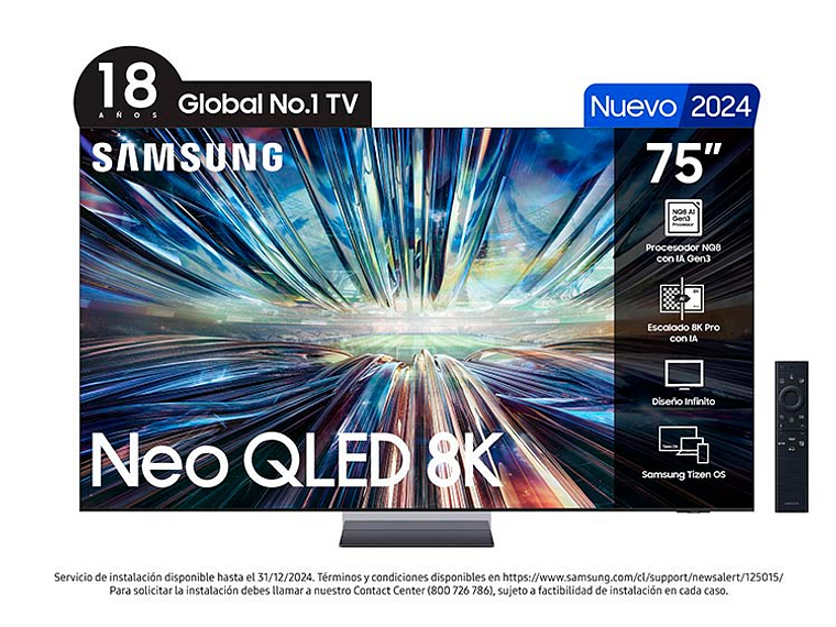 SMART TV SAMSUNG NEO QLED 8K 75