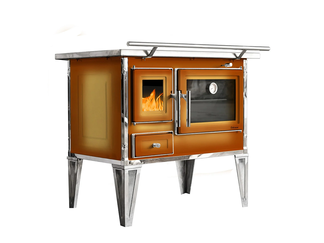 COCINA A LEÑA ALCAZAR CALBUCO L80 DIFUMADA 1