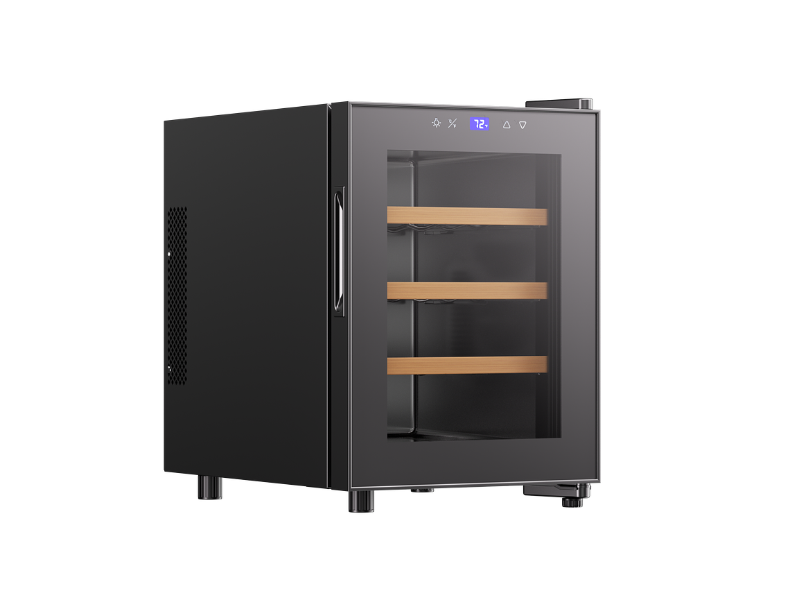 CAVA DE VINO TERMOELÉCTRICA 12 BOTELLAS PANEL TOUCH NOBLEX 1