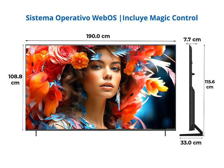 SMART TV DAEWOO LED 4K UHD 85