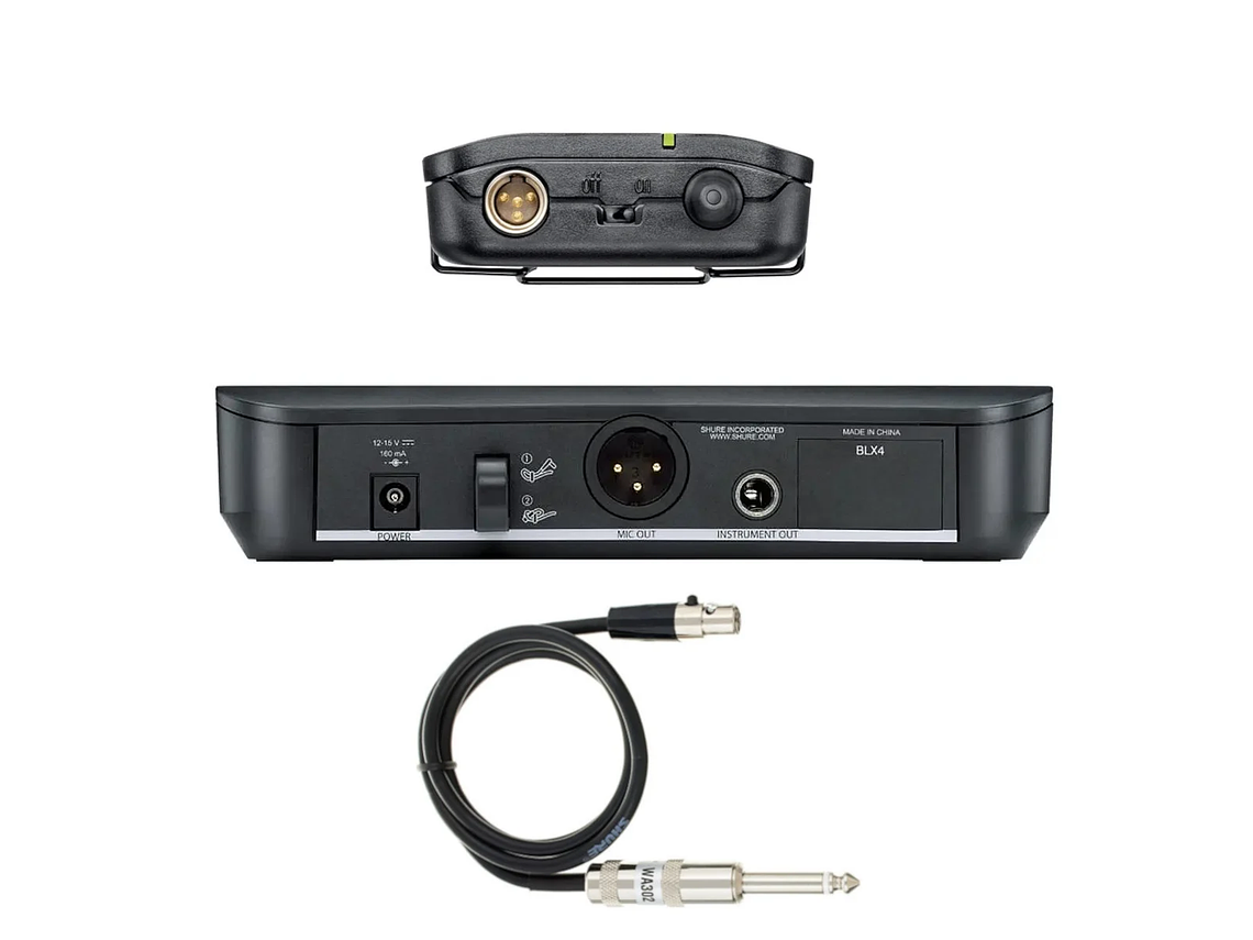SISTEMA INALAMBRICO PARA GUITARRA SHURE BLX14-M15 2