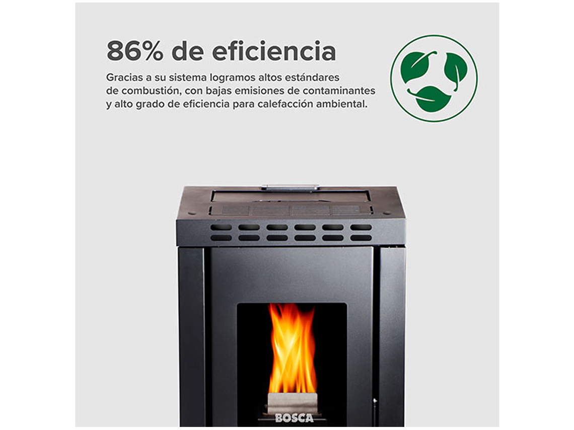 CALEFACTOR A PELLET BOSCA MILA + 5