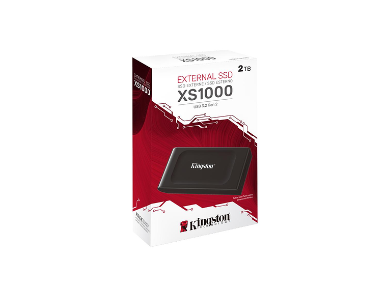 DISCO ESTADO SÓLIDO EXTERNO KINGSTON XS1000 2TB 3