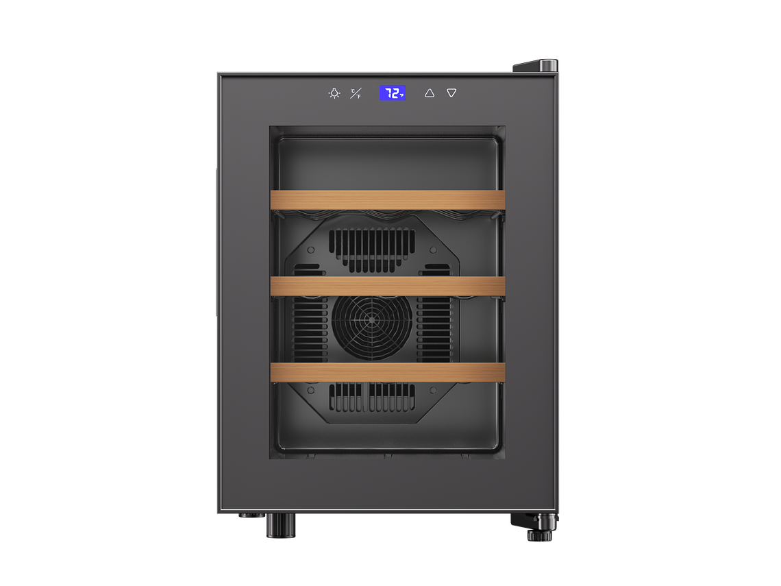 CAVA DE VINO TERMOELÉCTRICA 12 BOTELLAS PANEL TOUCH NOBLEX 2