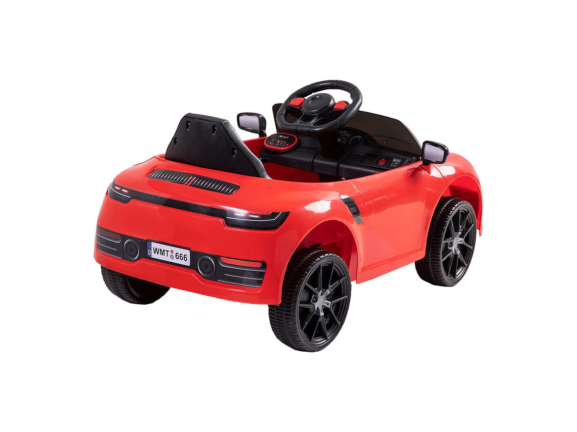 AUTO DEPORTIVO ELÉCTRICO RACE ROJO BEBESIT 4