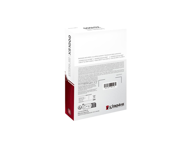 DISCO ESTADO SÓLIDO EXTERNO KINGSTON XS1000 2TB 4