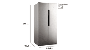 REFRIGERADOR SIDE BY SIDE MADEMSA 426 L NO FROST MAS430