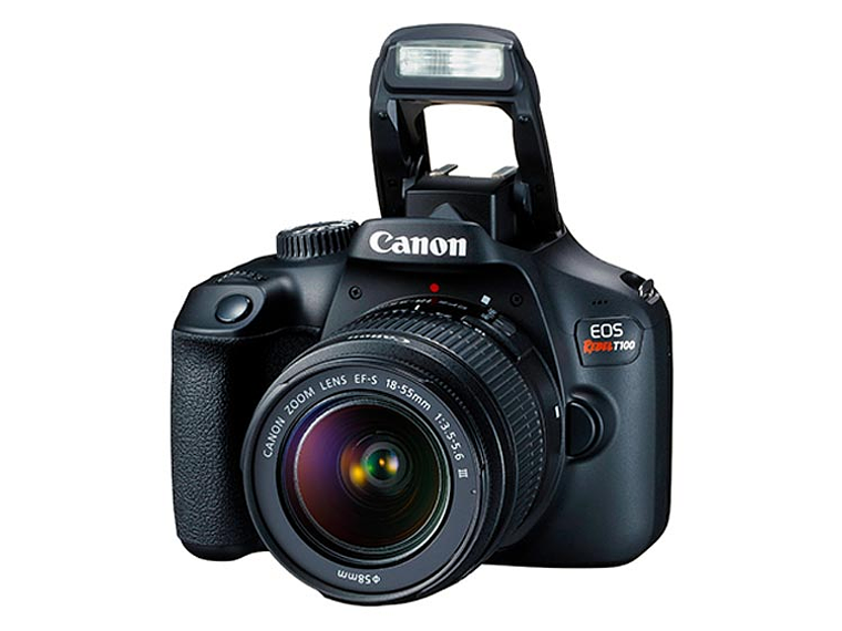 CAMARA CANON REBEL T100 + LENTE 18-55 4