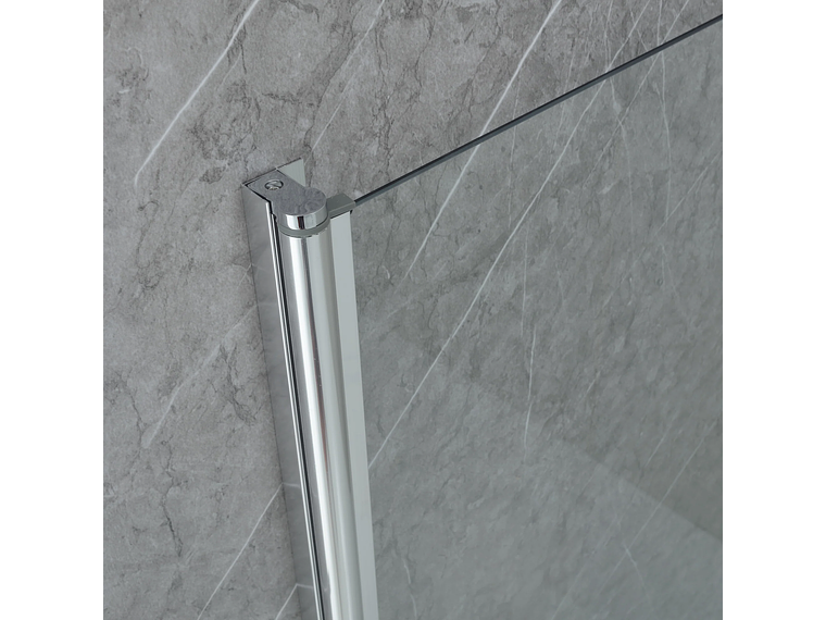 MAMPARA ABATIBLE PARA TINA CURVA 90X140 TRANSPARENTE 5