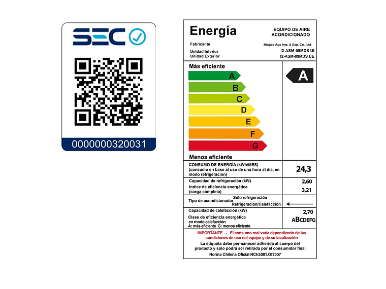 AIRE ACONDICIONADO INVERTER 9000BTU WIFI APP 3