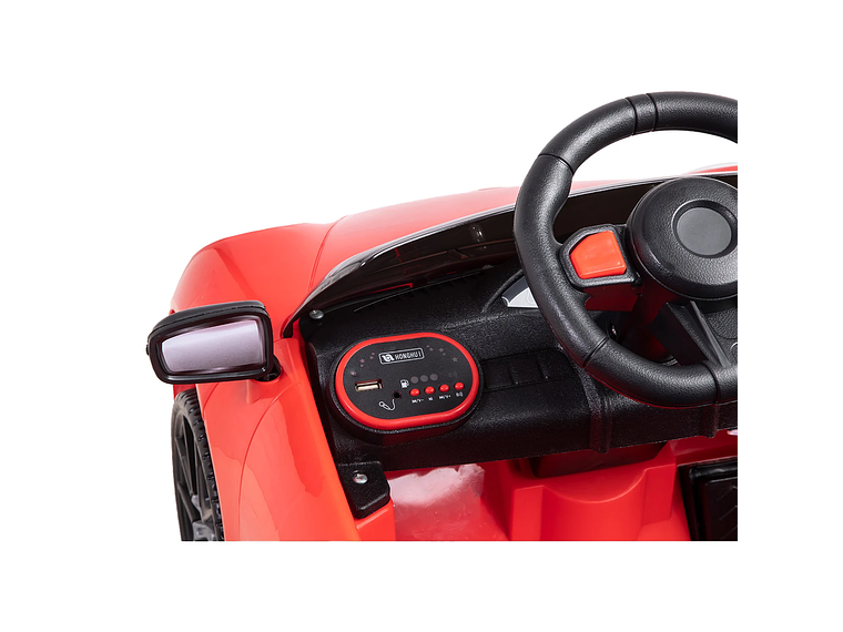 AUTO DEPORTIVO ELÉCTRICO RACE ROJO BEBESIT 6