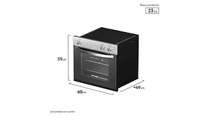 HORNO ELÉCTRICO FENSA F 1060R A EMPOTRABLE 66 L