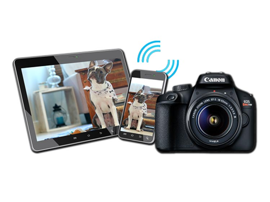 CAMARA CANON REBEL T100 + LENTE 18-55 6