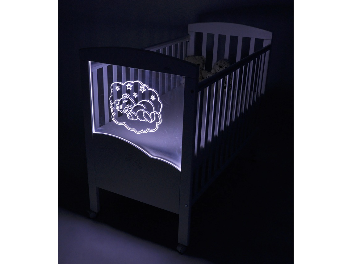 CUNA BEAR ASLEEP LED LATERAL AJUSTABLE (120 X 60) 2