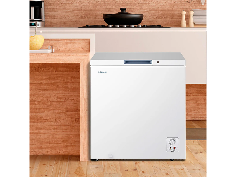 FREEZER HORIZONTAL HISENSE 142 L FRÍO DIRECTO DUAL FC184D4AW1 FUNCTION 8