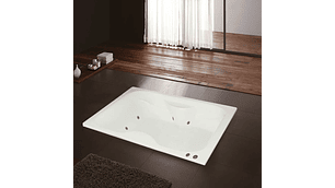 TINA HIDROMASAJE BUCK Y BUCK 155 X 195 X 50 CM 8 INYECTORES MOTOR DERECHA