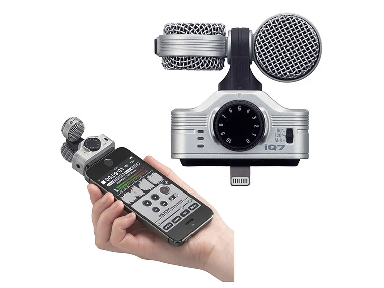 MICRÓFONO ESTÉREO ZOOM IQ7 PARA IPOD IPHONE IPAD 2