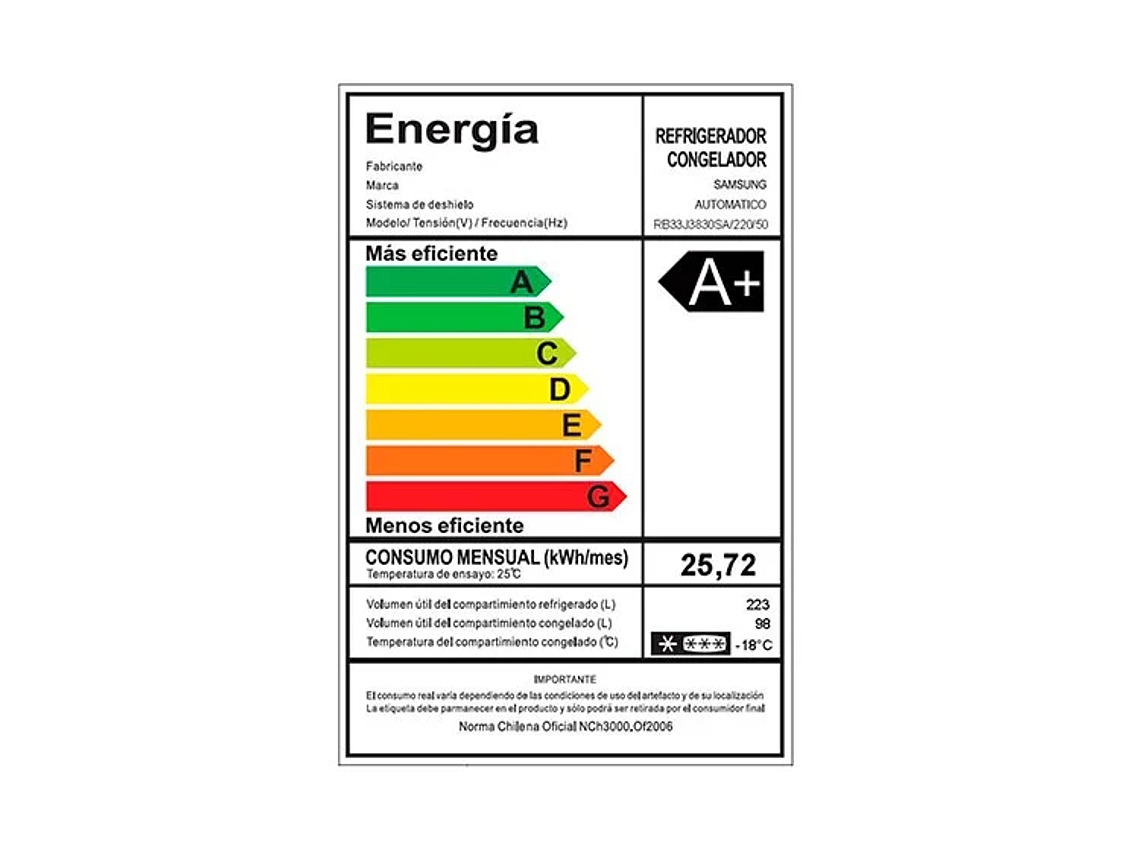 REFRIGERADOR SAMSUNG BOTTOM FREEZER NO FROST 321 L RB33J3830SA 9