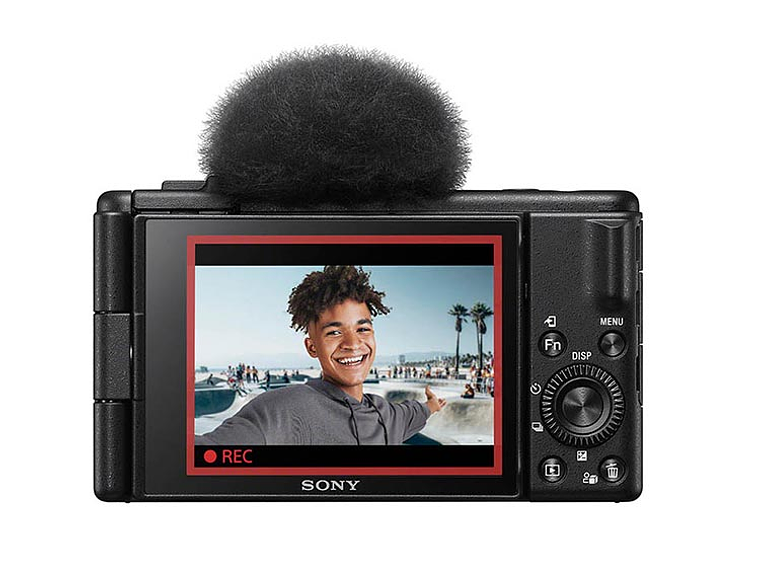 CÁMARA VÍDEO DEPORTIVA SONY ZV-1F WI-FI BLUETOOTH 20.1 MP VIDEOBLOGS 3