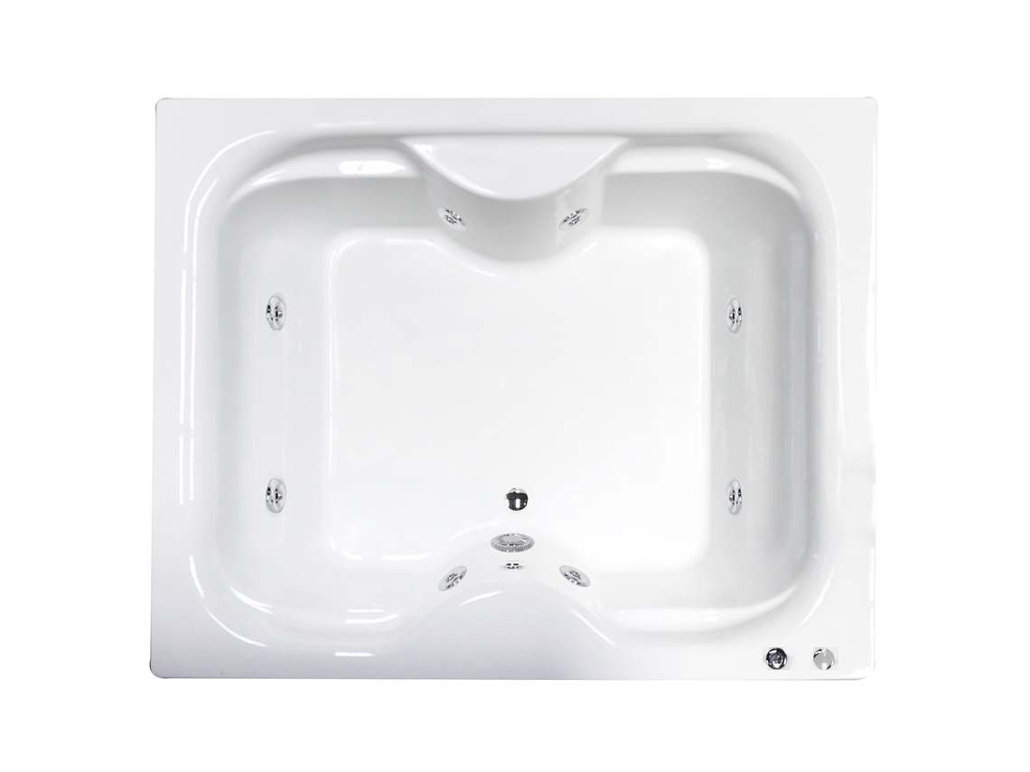 TINA HIDROMASAJE BUCK Y BUCK 155 X 195 X 50 CM 8 INYECTORES MOTOR DERECHA 2