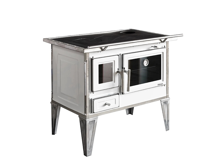 COCINA A LEÑA ALCAZAR CALBUCO L80 BLANCA 4