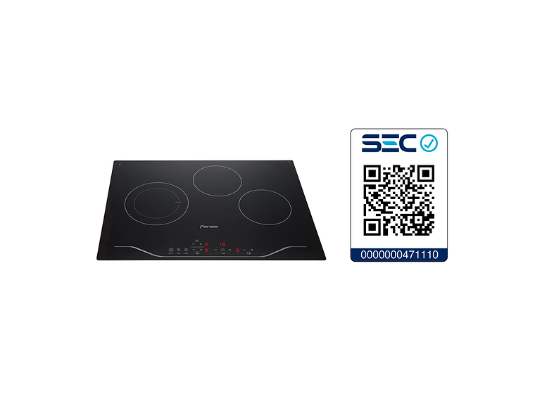 ENCIMERA ELÉCTRICA 3 PLATOS FENSA VITROCERÁMICA FEV 3T 6