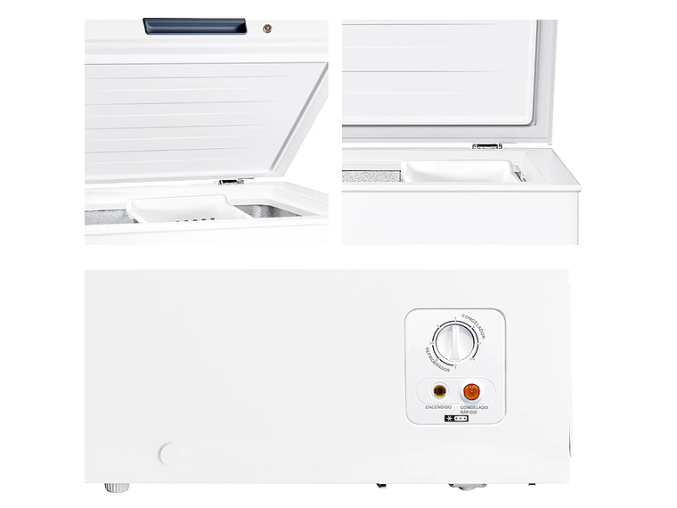 FREEZER HORIZONTAL HISENSE 99 L FRÍO DIRECTO DUAL FT125D4AW1 FUNCTION 2