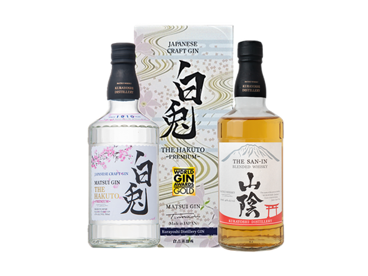 PACK GIN MATSUI BOTELLA VIDRIO 700 ML 2 UN JAPONÉS & WHISKY 1