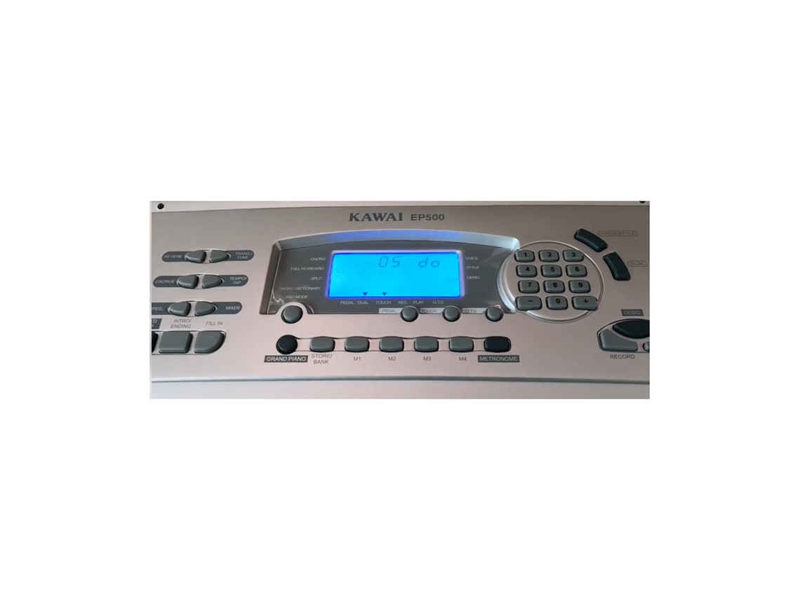 TECLADO KAWAI MODELO EP500 SV 2