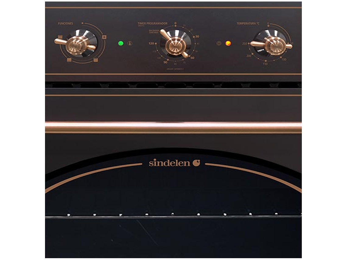 HORNO ELÉCTRICO SINDELEN EMPOTRABLE HE-7220R NEGRO 2