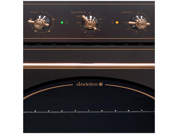 HORNO ELÉCTRICO SINDELEN EMPOTRABLE HE-7220R NEGRO 2