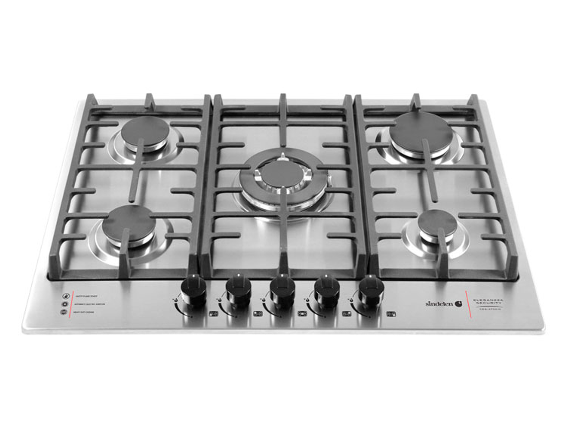 ENCIMERA GAS SINDELEN 5 PLATOS CEG-4700IN C 2