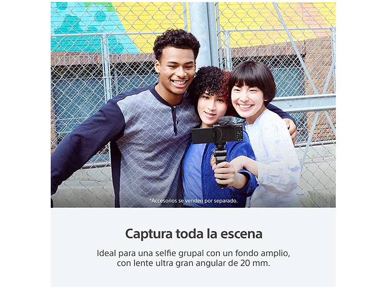 CÁMARA VÍDEO DEPORTIVA SONY ZV-1F WI-FI BLUETOOTH 20.1 MP VIDEOBLOGS 8
