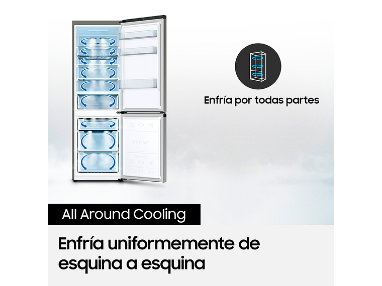 REFRIGERADOR BOTTOM MOUNT 290L ALL AROUND COOLING 5