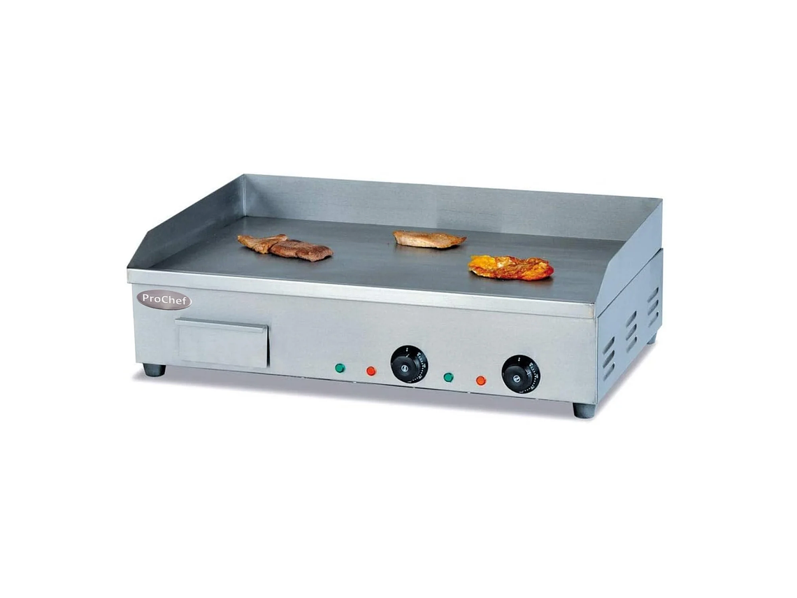 PLANCHA CHURRASQUERA PROCHEF EG820 73 X 50 CM ELECTRICA INOX 6