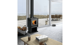 CALEFACTOR A LEÑA 7,5KW MULTIBOSCA 350. BOSCA